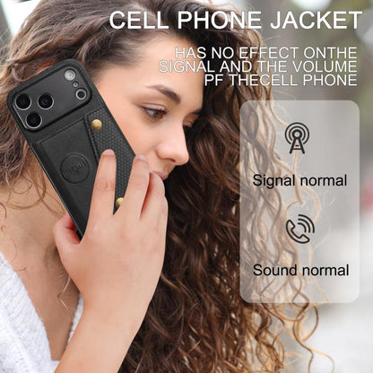 Double Buckle Card Slots Magnetic Phone Case