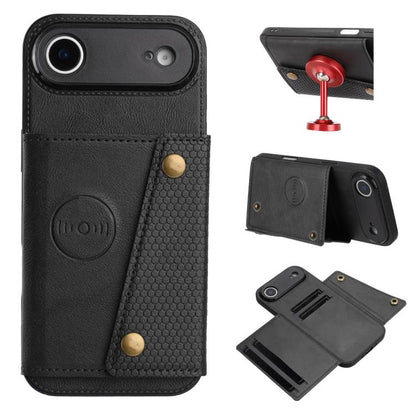 Double Buckle Card Slots Magnetic Phone Case