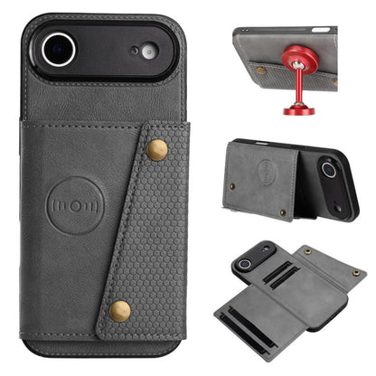 Double Buckle Card Slots Magnetic Phone Case