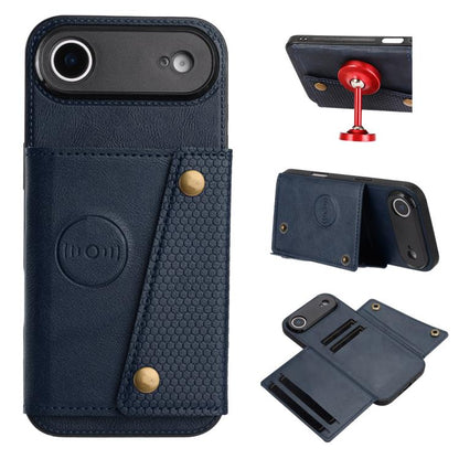 Double Buckle Card Slots Magnetic Phone Case