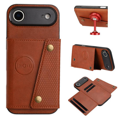 Double Buckle Card Slots Magnetic Phone Case