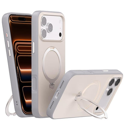 Contrast Color Rotation Holder Magsafe Phone Case