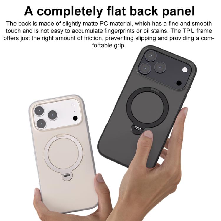 Contrast Color Rotation Holder Magsafe Phone Case