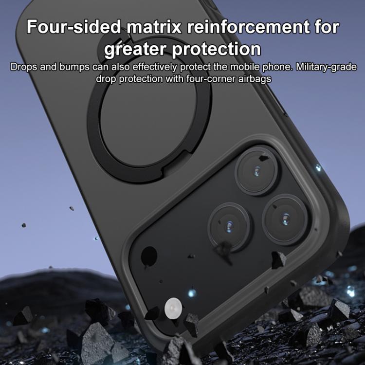 Contrast Color Rotation Holder Magsafe Phone Case