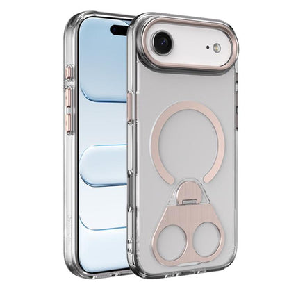 High Transparent MagSafe TPU Phone Case with 360 Degrees Rotating Ring Holder