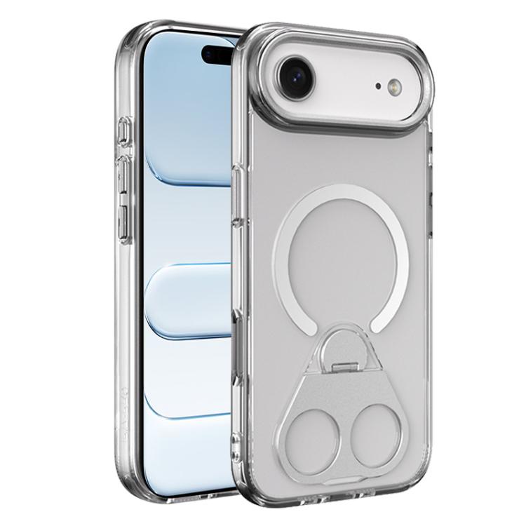 High Transparent MagSafe TPU Phone Case with 360 Degrees Rotating Ring Holder