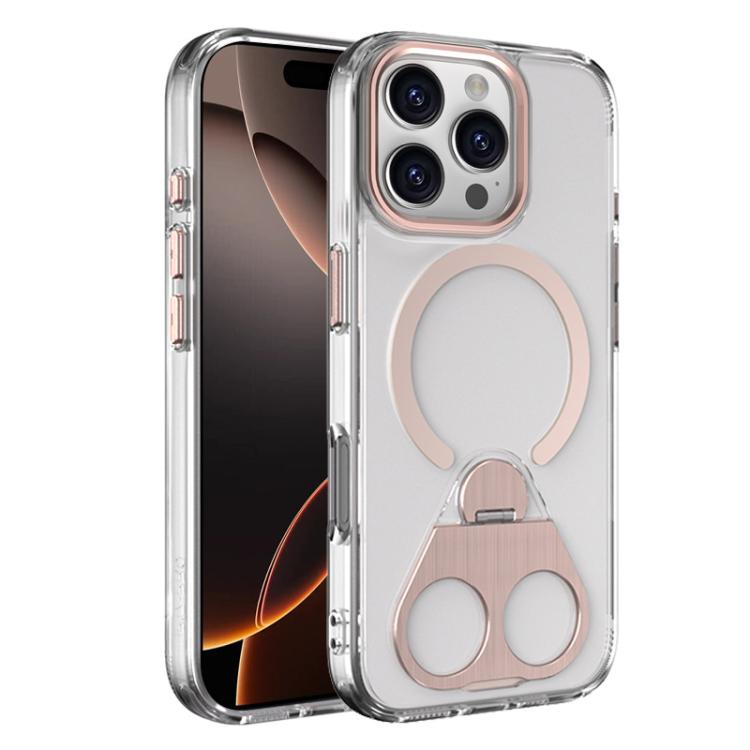 High Transparent MagSafe TPU Phone Case with 360 Degrees Rotating Ring Holder