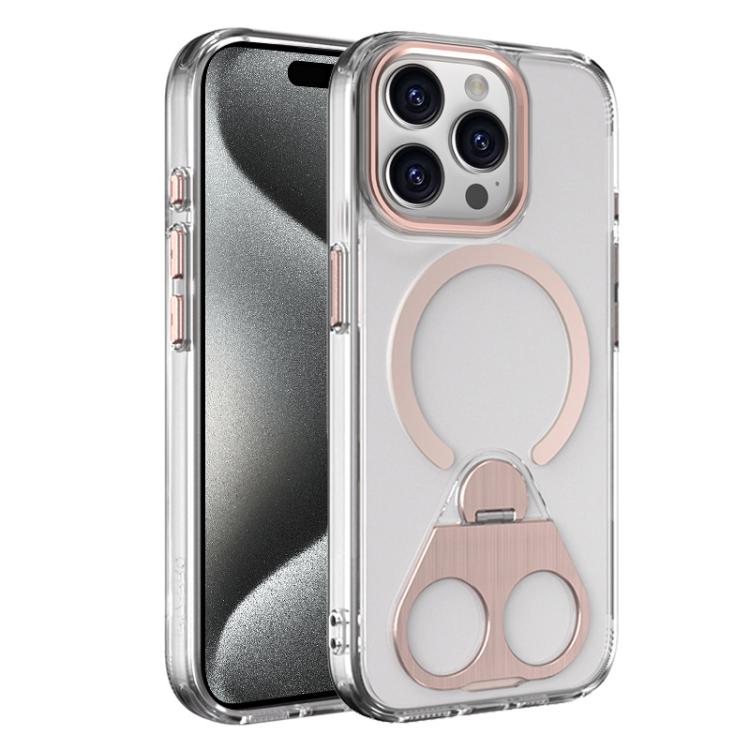 High Transparent MagSafe TPU Phone Case with 360 Degrees Rotating Ring Holder