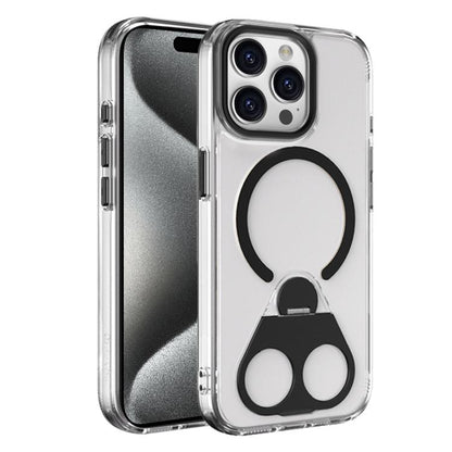 High Transparent MagSafe TPU Phone Case with 360 Degrees Rotating Ring Holder