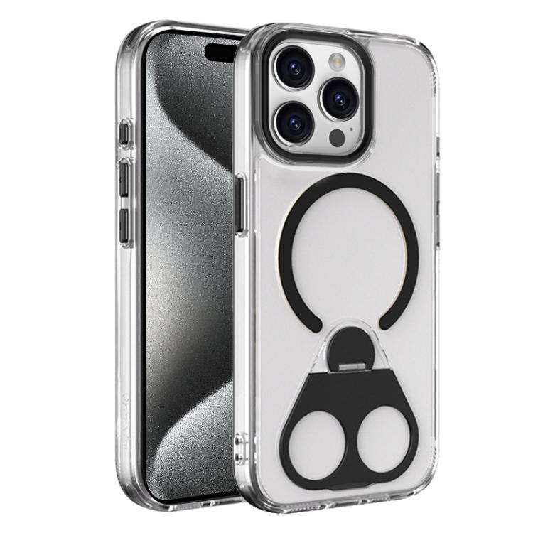 High Transparent MagSafe TPU Phone Case with 360 Degrees Rotating Ring Holder