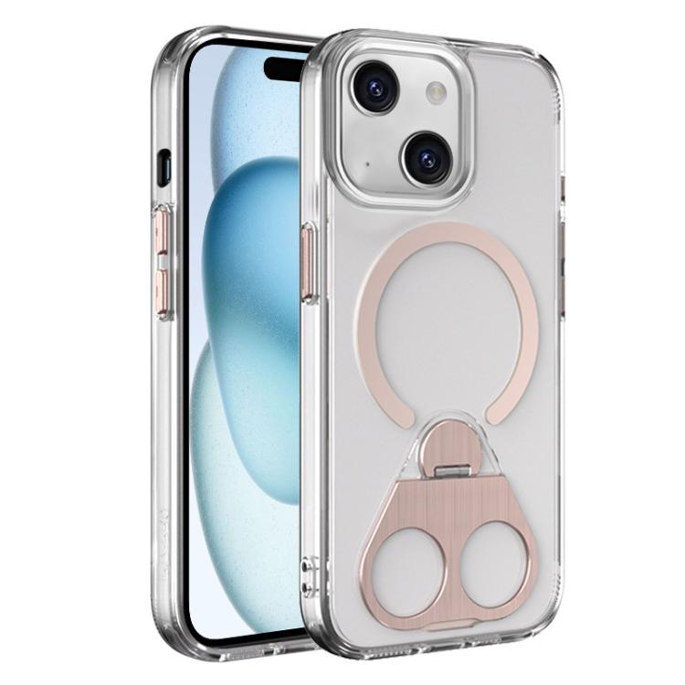 High Transparent MagSafe TPU Phone Case with 360 Degrees Rotating Ring Holder