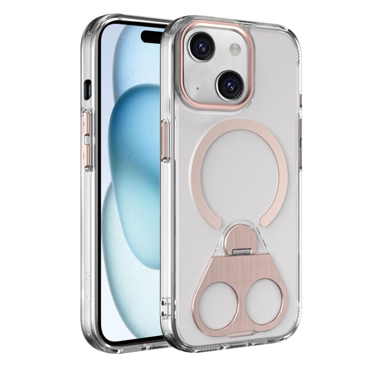 High Transparent MagSafe TPU Phone Case with 360 Degrees Rotating Ring Holder