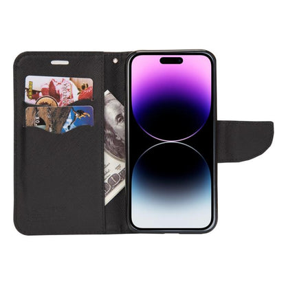 Mercury Contrast Color Splicing Leather Phone Case