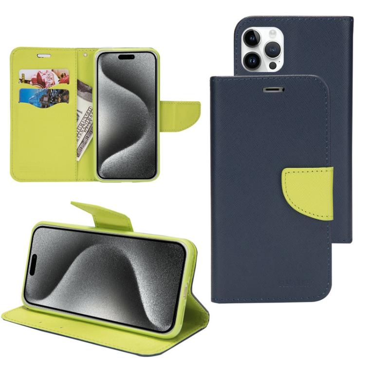 Mercury Contrast Color Splicing Leather Phone Case