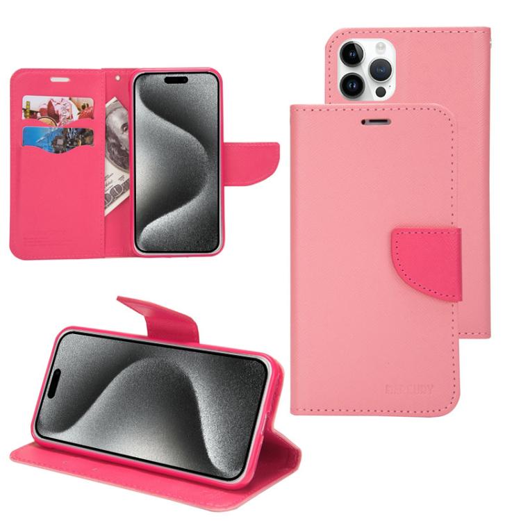 Mercury Contrast Color Splicing Leather Phone Case