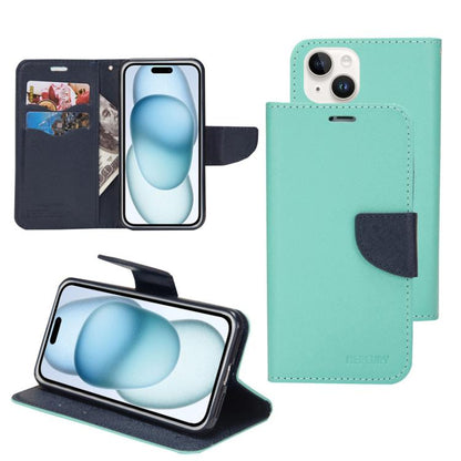 Mercury Contrast Color Splicing Leather Phone Case