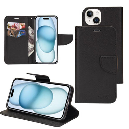 Mercury Contrast Color Splicing Leather Phone Case