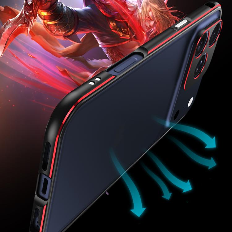 Aurora Series Lens Protector + Metal Frame Phone Case