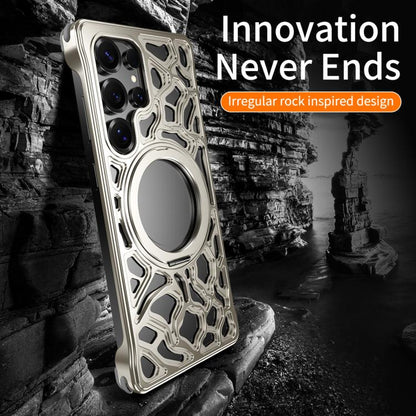 Yunyan Series Alloy Rotating Holder MagSafe Half Frame Phone Case