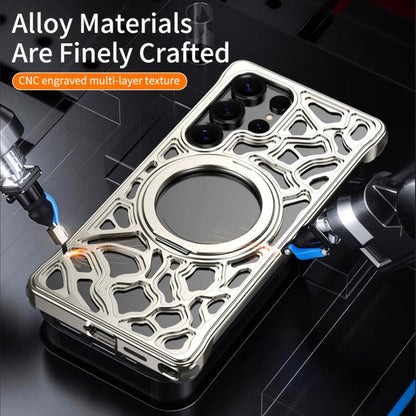 Yunyan Series Alloy Rotating Holder MagSafe Half Frame Phone Case