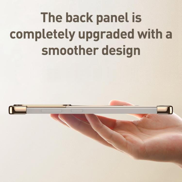 Borderless MagSafe Ring Holder Plain Leather Phone Case