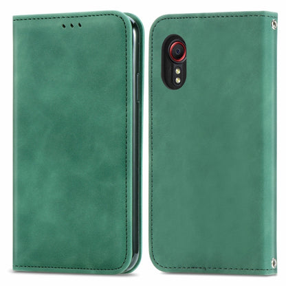 Retro Skin Feel Magnetic Leather Phone Case