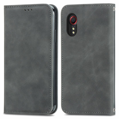 Retro Skin Feel Magnetic Leather Phone Case
