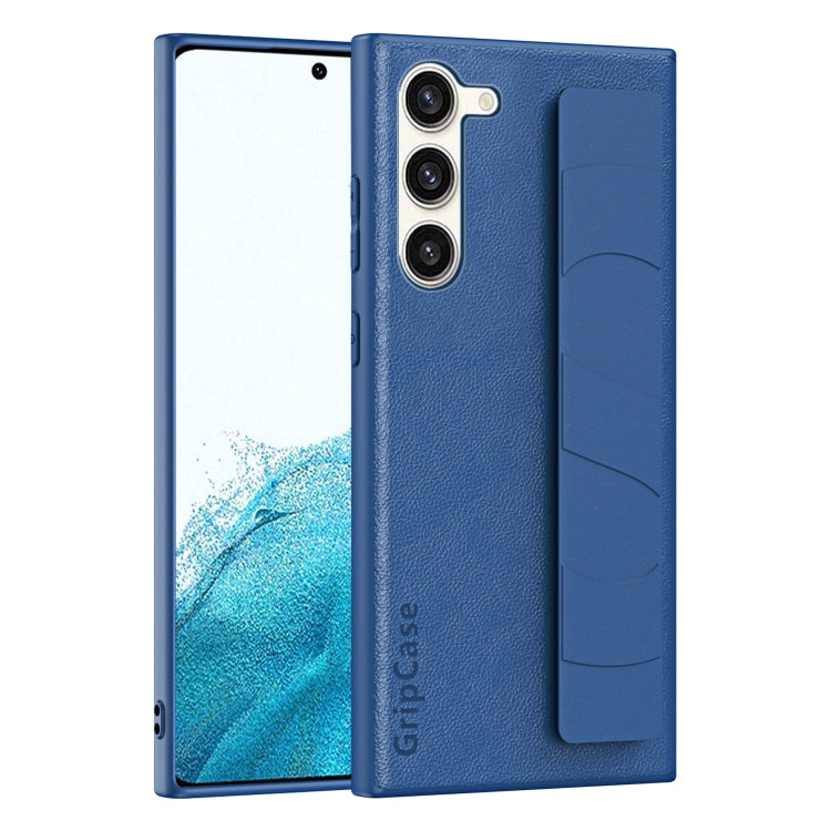 Skin Elastic Wrist Grip Back Cover Phone Case