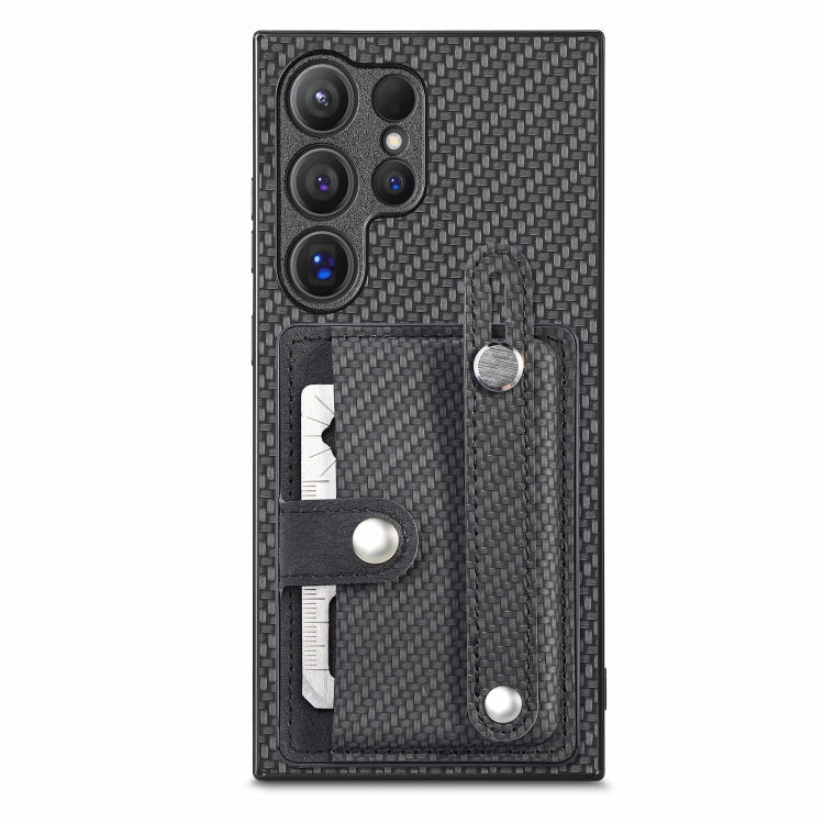 Wristband Kickstand Wallet Back Phone Case with Tool Knife