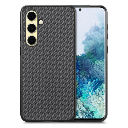 Carbon Fiber Texture Leather Back Cover Phone Case