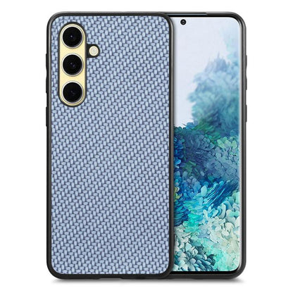 Carbon Fiber Texture Leather Back Cover Phone Case