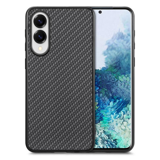 Carbon Fiber Texture Leather Back Cover Phone Case
