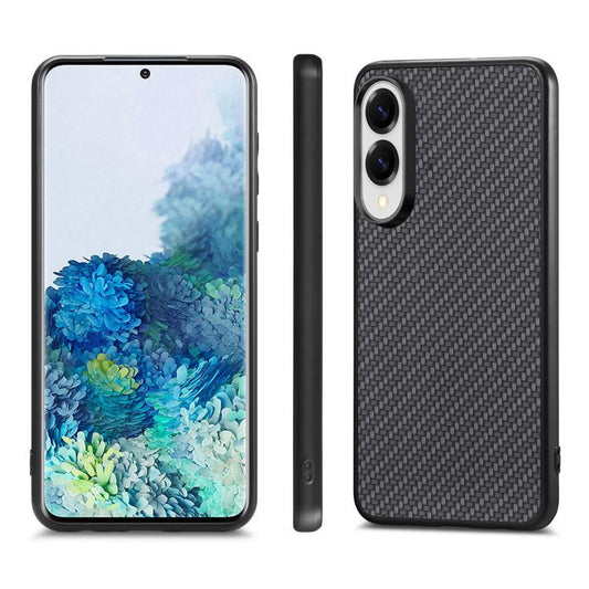Carbon Fiber Texture Leather Back Cover Phone Case