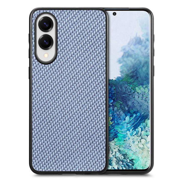 Carbon Fiber Texture Leather Back Cover Phone Case