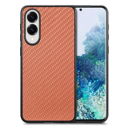 Carbon Fiber Texture Leather Back Cover Phone Case