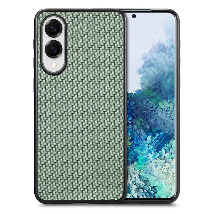 Carbon Fiber Texture Leather Back Cover Phone Case