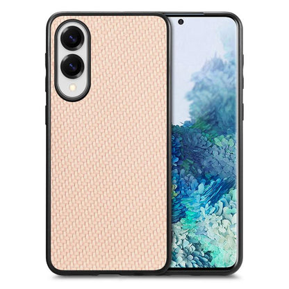 Carbon Fiber Texture Leather Back Cover Phone Case