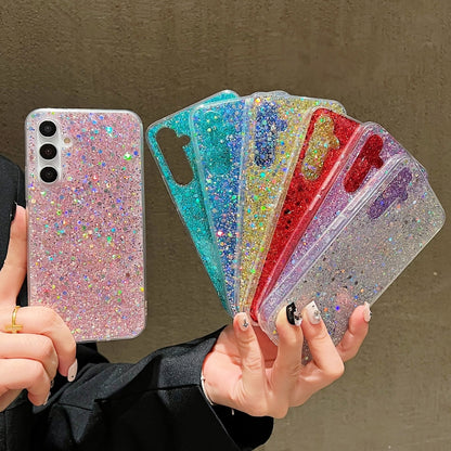 Glitter Sequins Epoxy TPU Phone Case