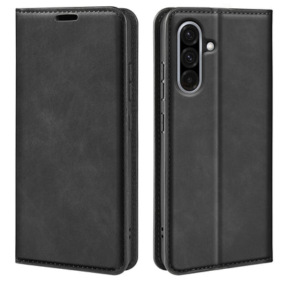 Retro-skin Magnetic Suction Leather Phone Case