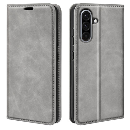 Retro-skin Magnetic Suction Leather Phone Case