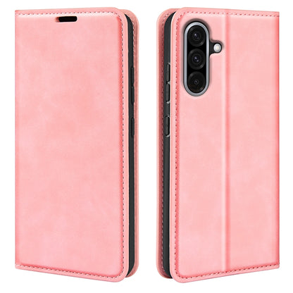 Retro-skin Magnetic Suction Leather Phone Case
