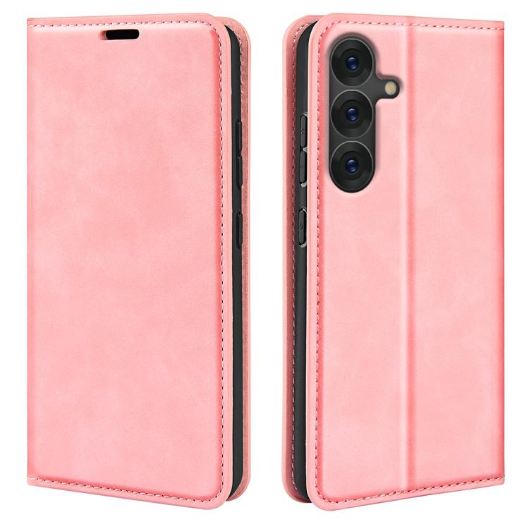 Retro-skin Magnetic Suction Leather Phone Case