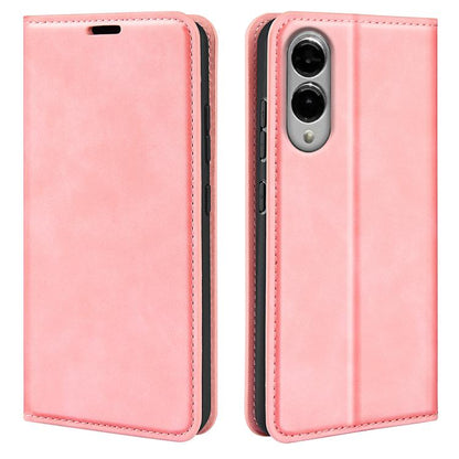 Retro-skin Magnetic Suction Leather Phone Case