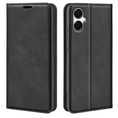 Retro-skin Magnetic Suction Leather Phone Case