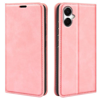 Retro-skin Magnetic Suction Leather Phone Case