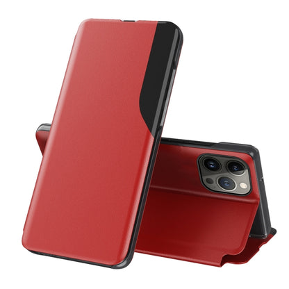 Side Display Flip Leather Phone Case