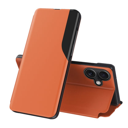 Side Display Flip Leather Phone Case