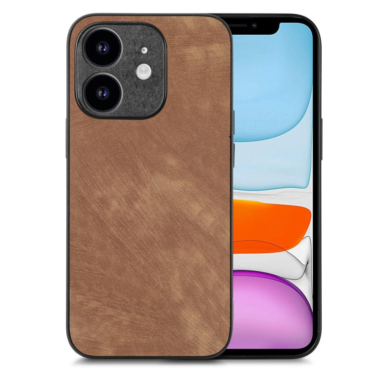 Vintage Leather PC Back Cover Phone Case