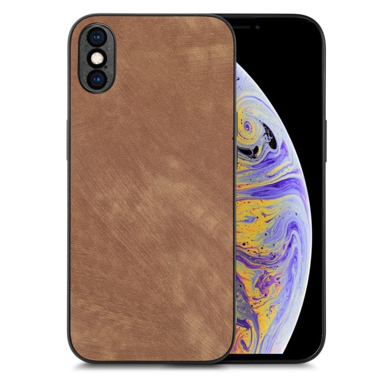 Vintage Leather PC Back Cover Phone Case