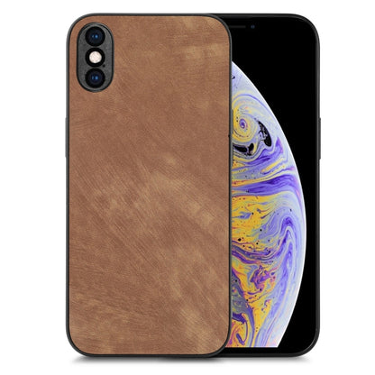 Vintage Leather PC Back Cover Phone Case